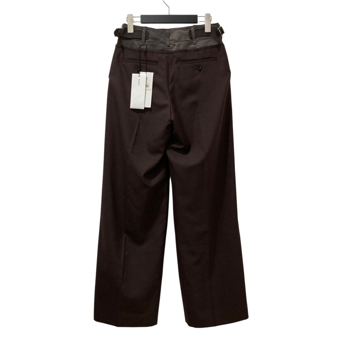 sacai(サカイ) 2025SS Suiting Mix Pants ナイロン切替