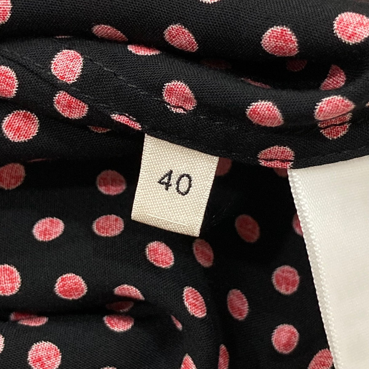 CELINE ドット柄オープンカラーシャツ2C036962H 古着・中古-6枚目のアイテム画像