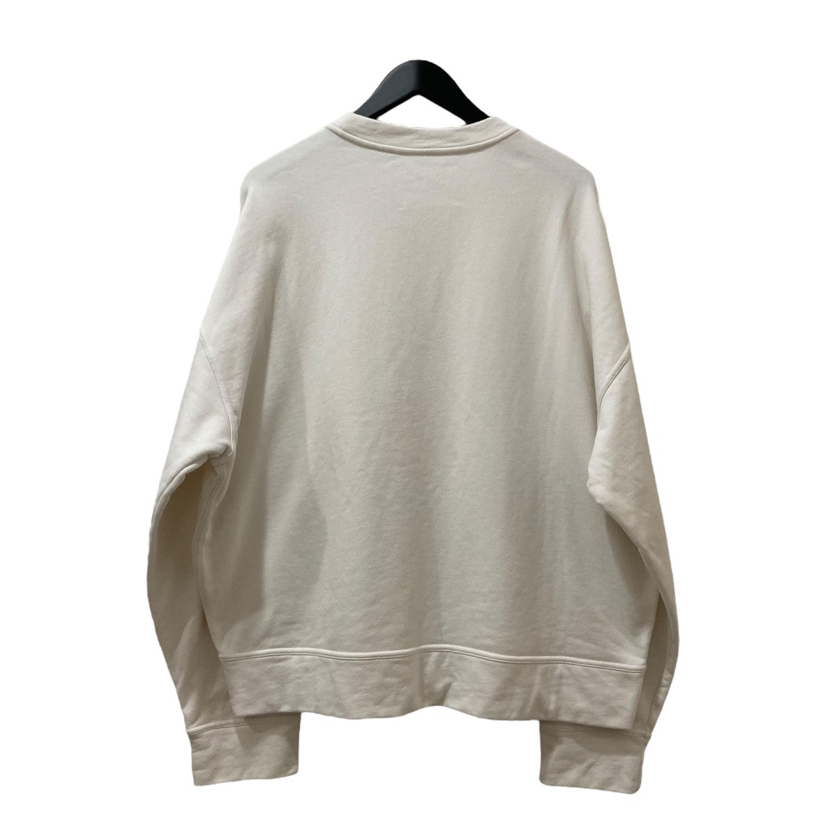 JIL SANDER+ ホワイト クルーネック スウェット JIL SANDER(ジル サンダー)｜【JIL SANDER＋】LOGOクルーネック
