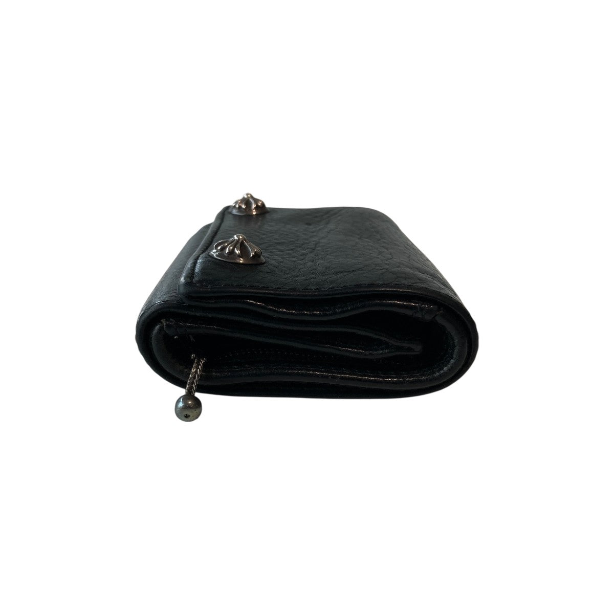 CHRONIC HEARTS ブラック三つ折り財布 CHROME HEARTS(クロムハーツ) 3FOLD BLK3つ折り財布2246-304