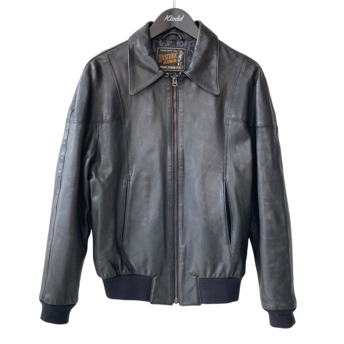ヒステリックグラマー　レザージャケット HYSTERIC GLAMOUR ヒステリックグラマー 02173LB02 キップレザー