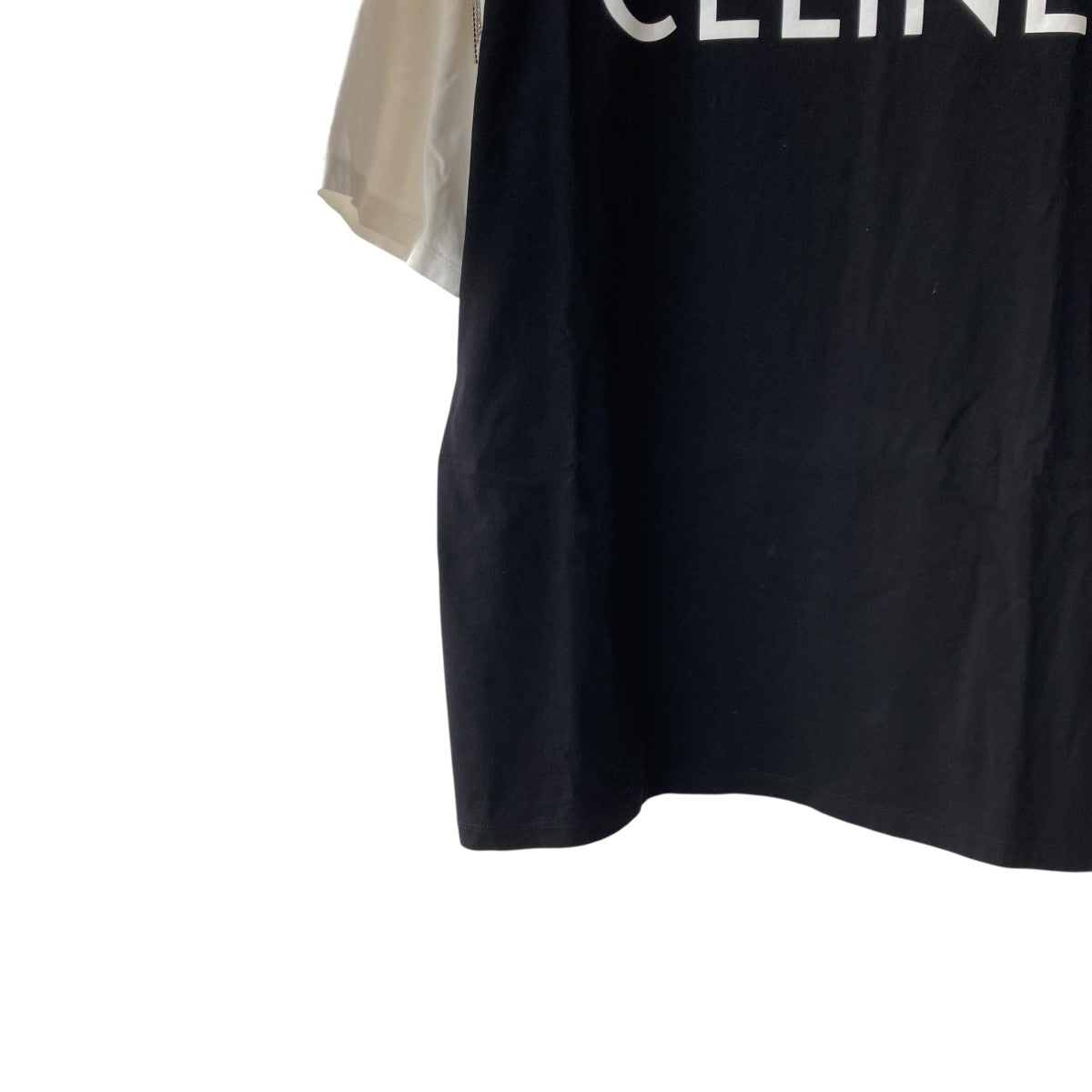 【美品】セリーヌ インビテーション Tシャツ 黒 ブラック ユニセックス XL 2X04I671Q-38AW_1_FW23_M.jpg