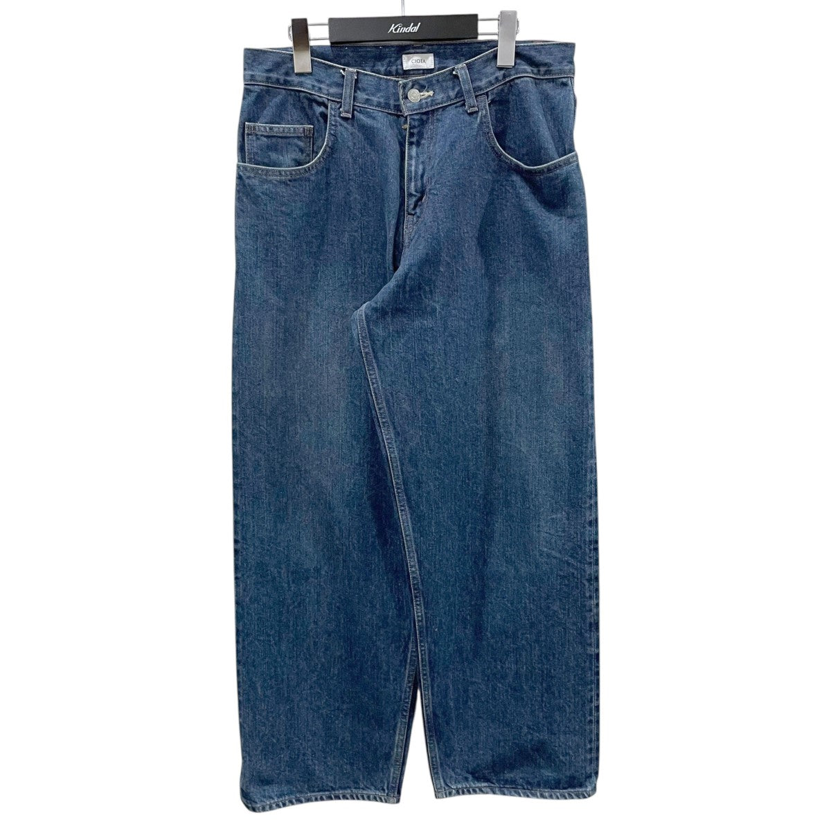 最終価格CIOTA シオタ スビンコットンバギーデニム CIOTA シオタ New Baggy 5 Pocket Pants 生機 インディゴ デニム