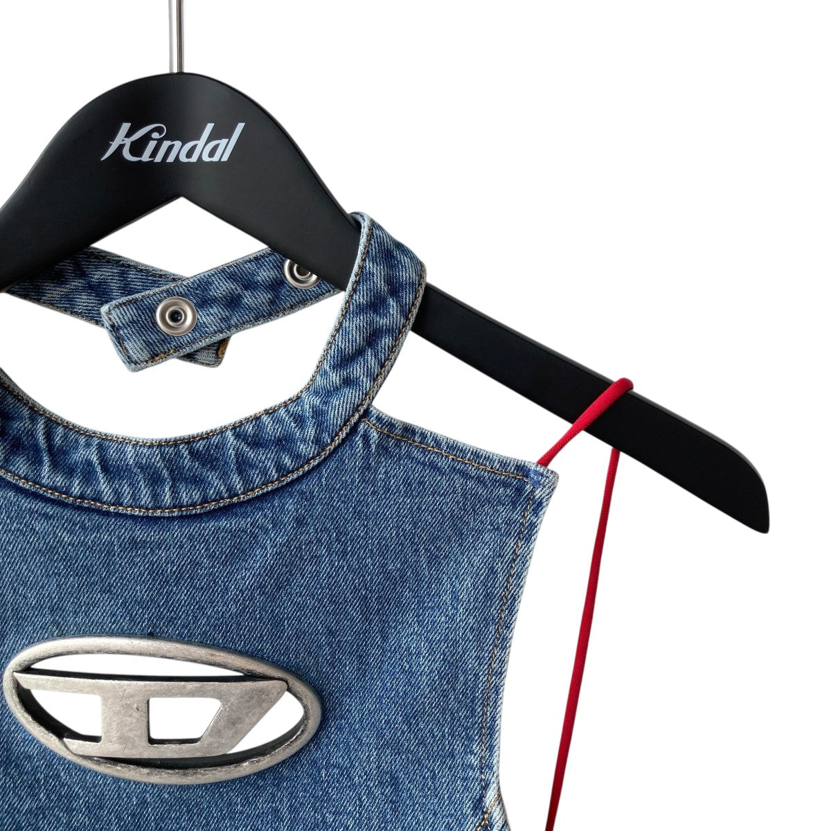 DIESEL(ディーゼル) 23SSThea Fringes D Logo Denim Topデニム