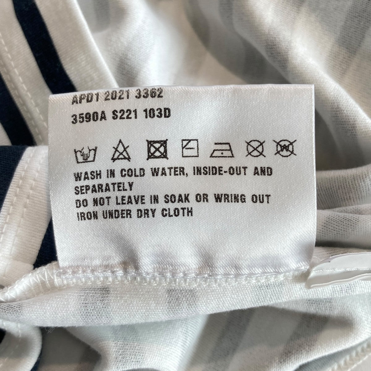 ボーダーTシャツ3590A S221 103D