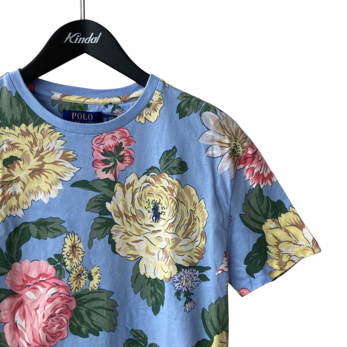 限定セール☆ Polo Ralph Lauren トロピカル柄 フード Tシャツ POLO RALPH LAUREN (ポロラルフローレン) ロゴ刺繍 フード付き