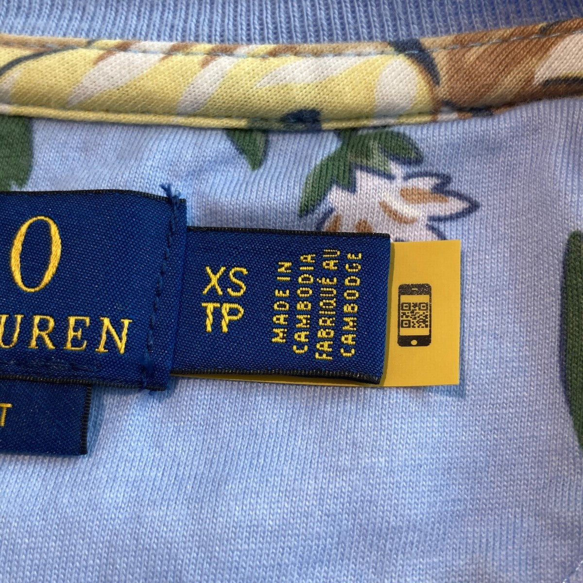 【POLO RALPH LAUREN】花柄シャツ＆ショーツ カバーアップセット POLO RALPH LAUREN】花柄シャツ＆ショーツ カバーアップセット
