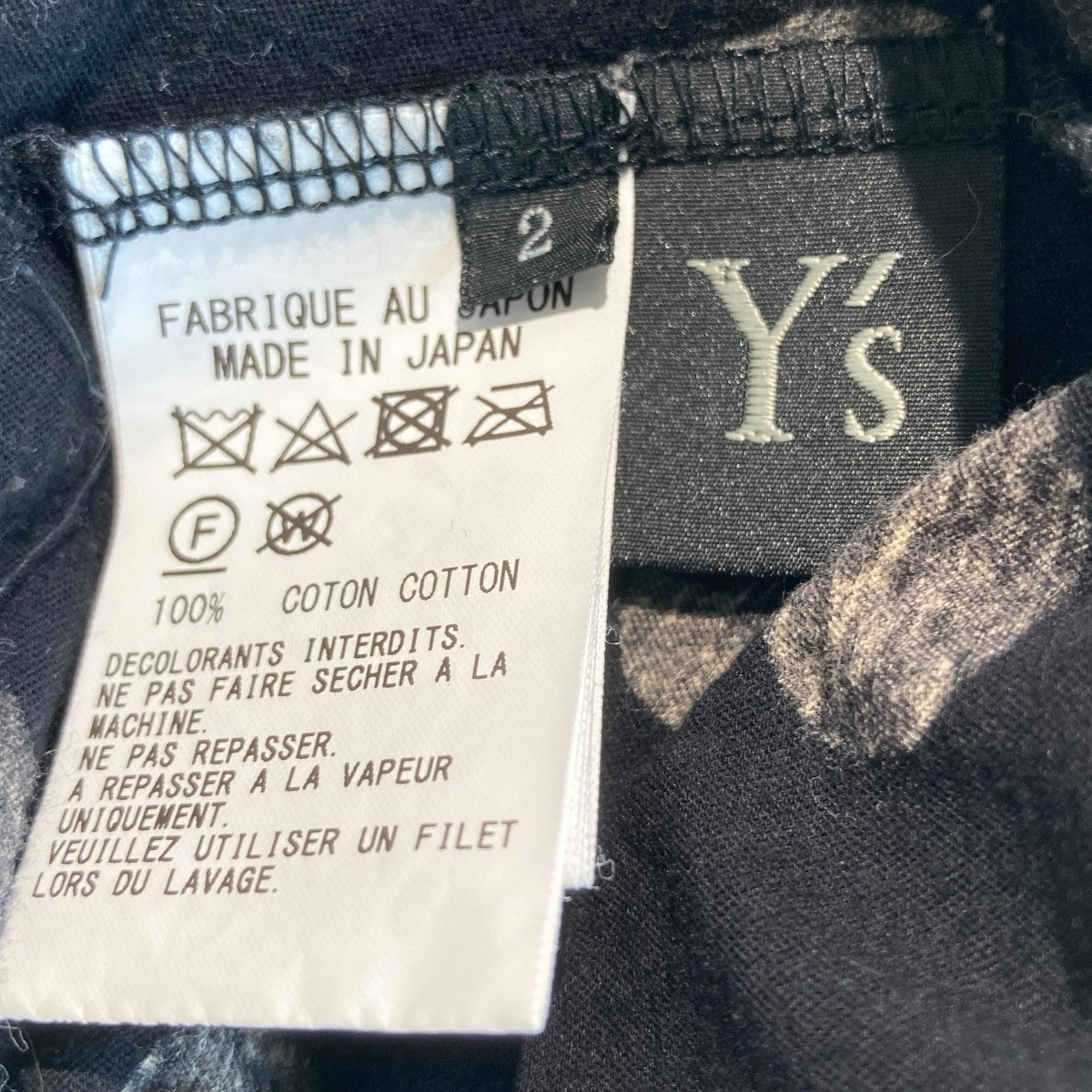 Y's(ワイズ) ドット柄TシャツYL-T38-965 YL-T38-965 ブラック