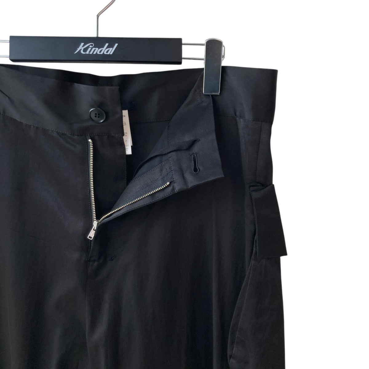 LIMI feu リミフゥ　サイドフラップポケットパンツ　ブラック　黒 LIMI feu Autumn / Winter 2023-24 | Yohji Yamamoto (ヨウジ