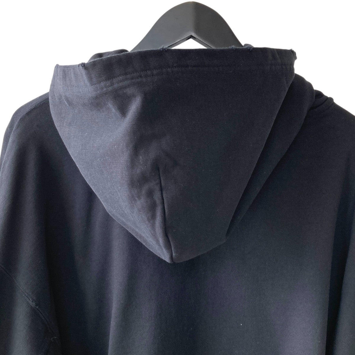 BALENCIAGA(バレンシアガ) 22AWDestroyed Logo-Print Hoodieプル