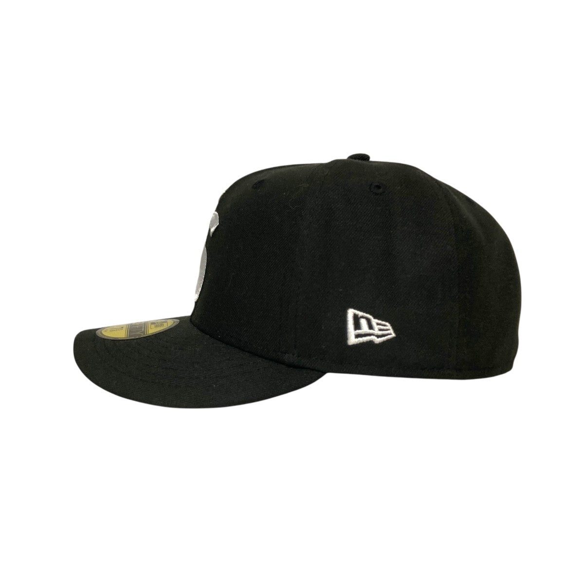 Supreme×New Era Gold Cross S Logoキャップ ブラック サイズ