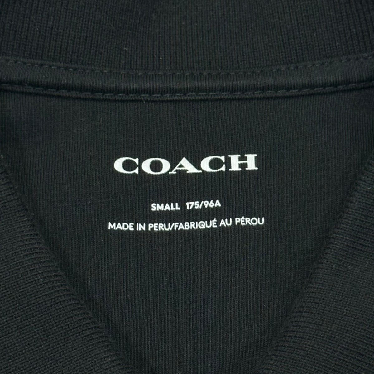 COACH ブラック ポロシャツ C9513 COACH(コーチ) ポロシャツC9513 C9513 ブラック サイズ S