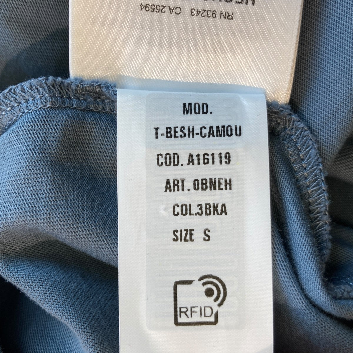 DIESEL T-BESH-CAMOUレイヤード ロングカットソーA16119 古着・中古-7枚目のアイテム画像