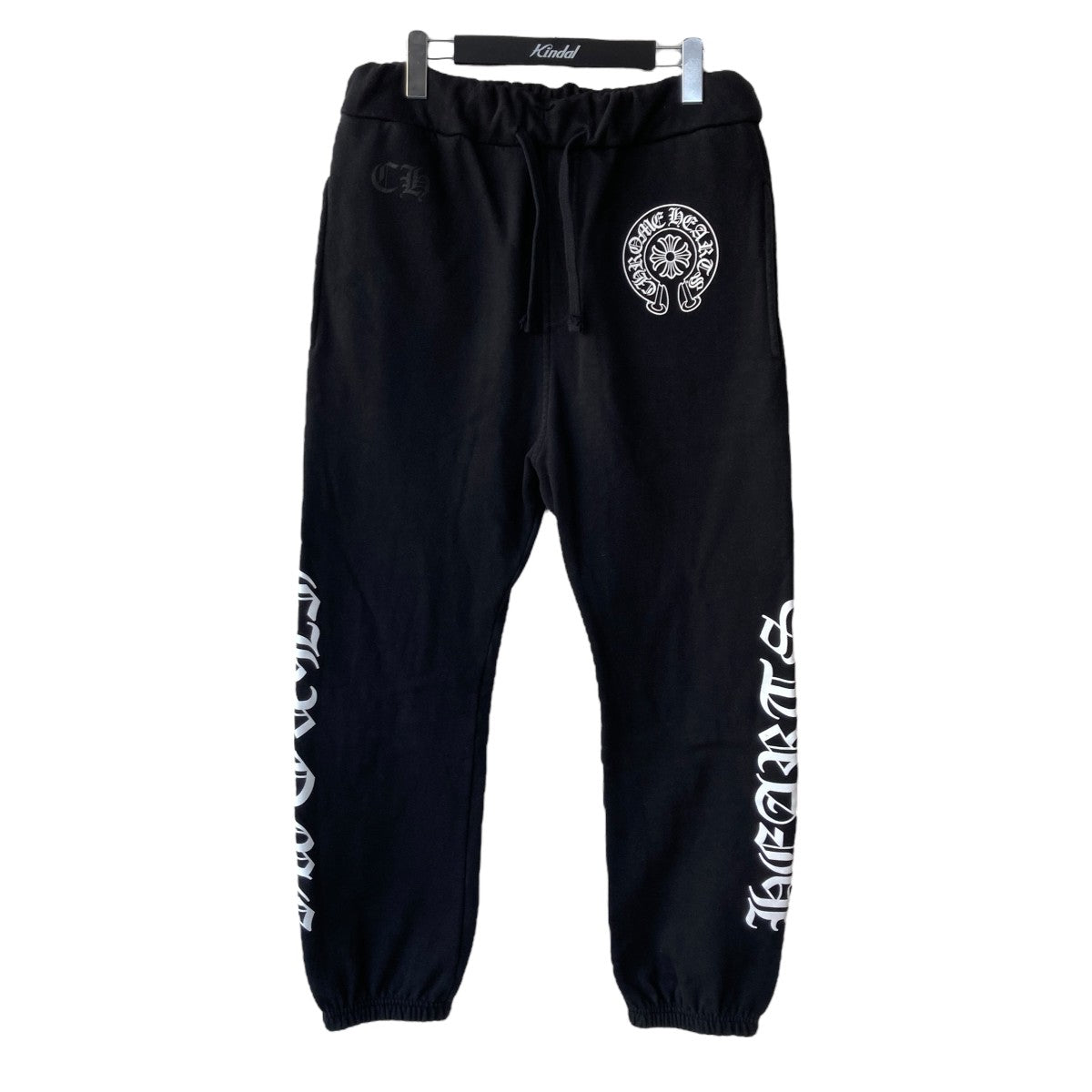 クロムハーツ CARPENTER CNVS BLK カーペンターロングパンツ32 CHROME HEARTS(クロムハーツ) ダブルニーカーペンターパンツ