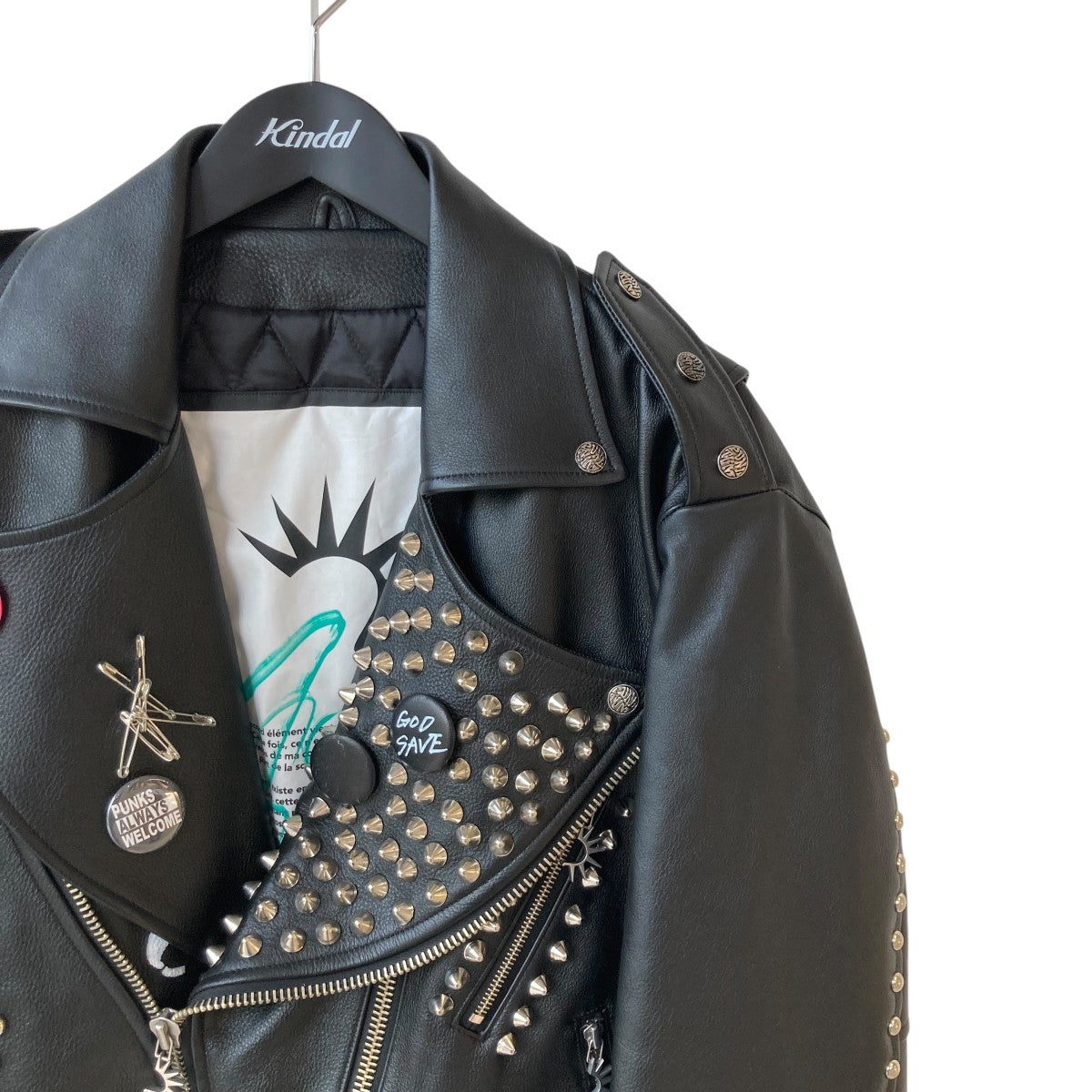 Punktum Johnny BusinessダブルライダースジャケットJBPT9001-03 古着・中古-3枚目のアイテム画像