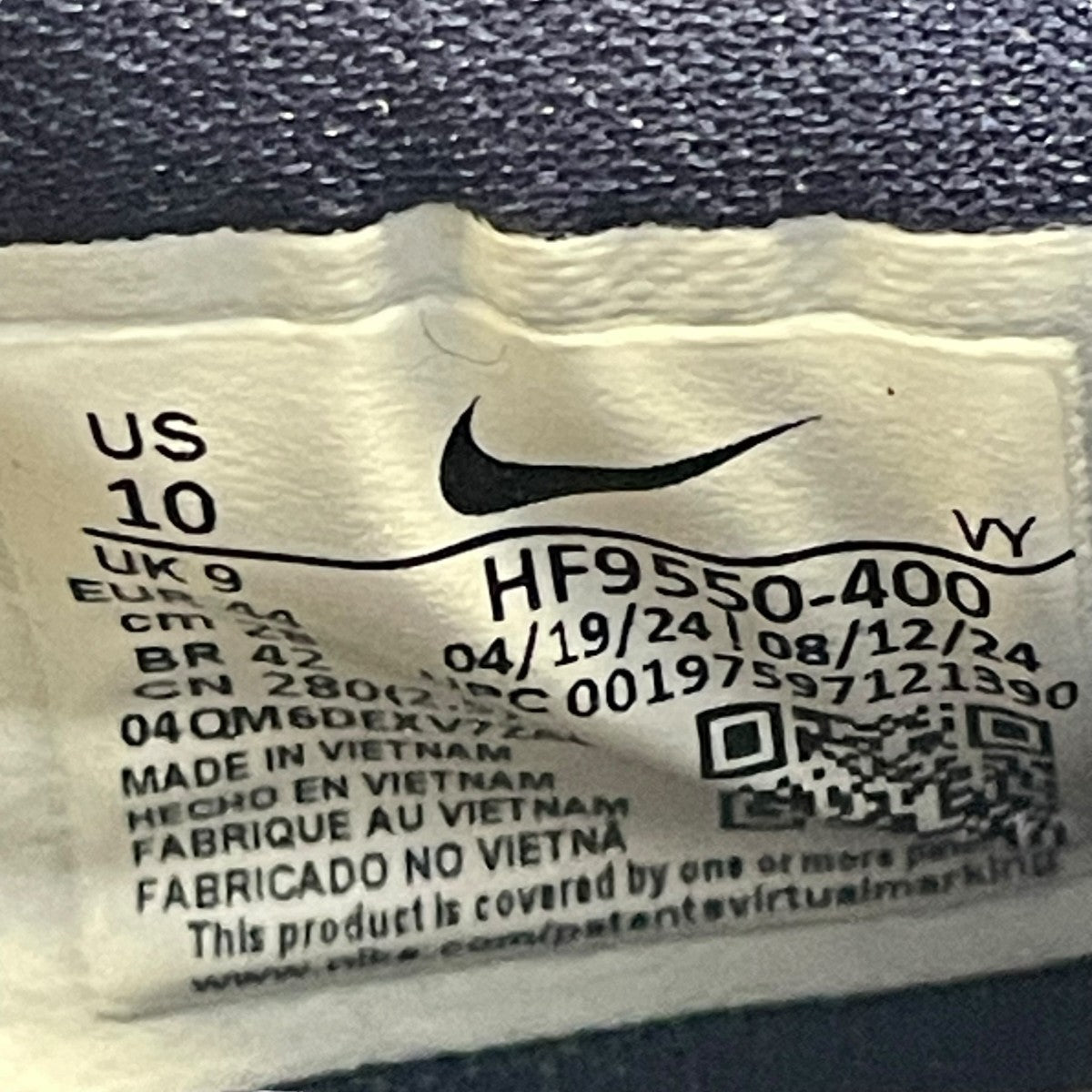 NIKE Kobe 8 Protro College NavyスニーカーHF9550 400 古着・中古-6枚目のアイテム画像