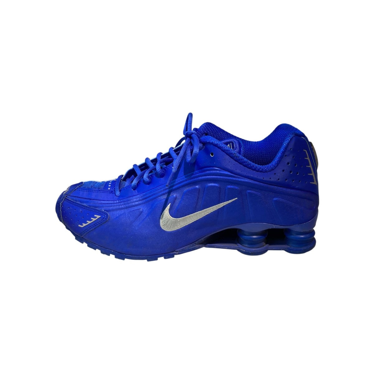 NIKE(ナイキ) Women's Shox R4 Racer Blue and Metallic Silver