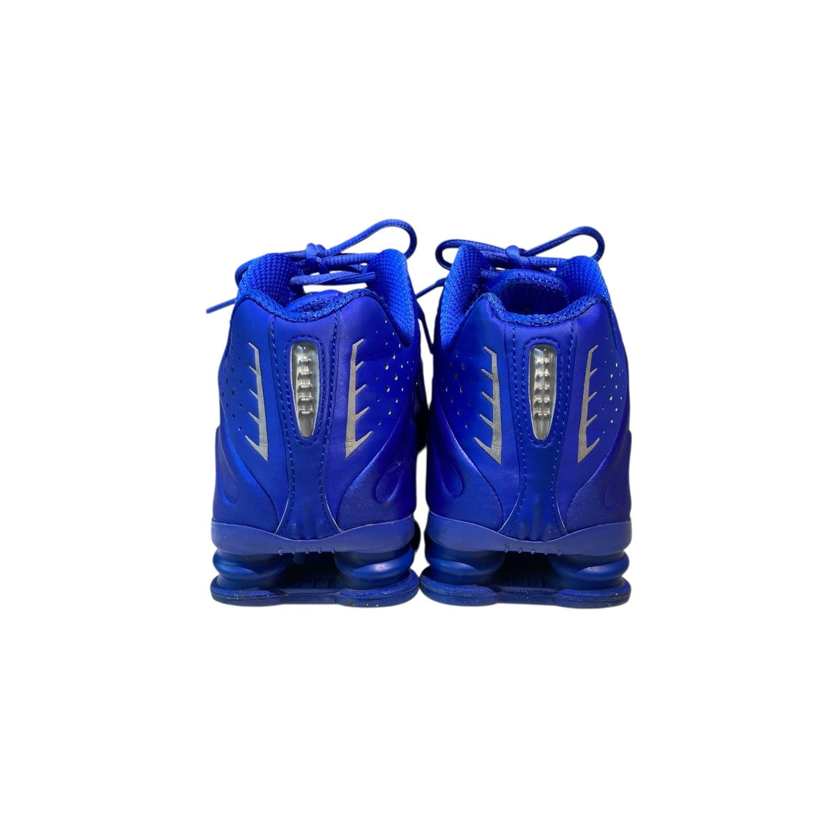 NIKE(ナイキ) Women's Shox R4 Racer Blue and Metallic Silver