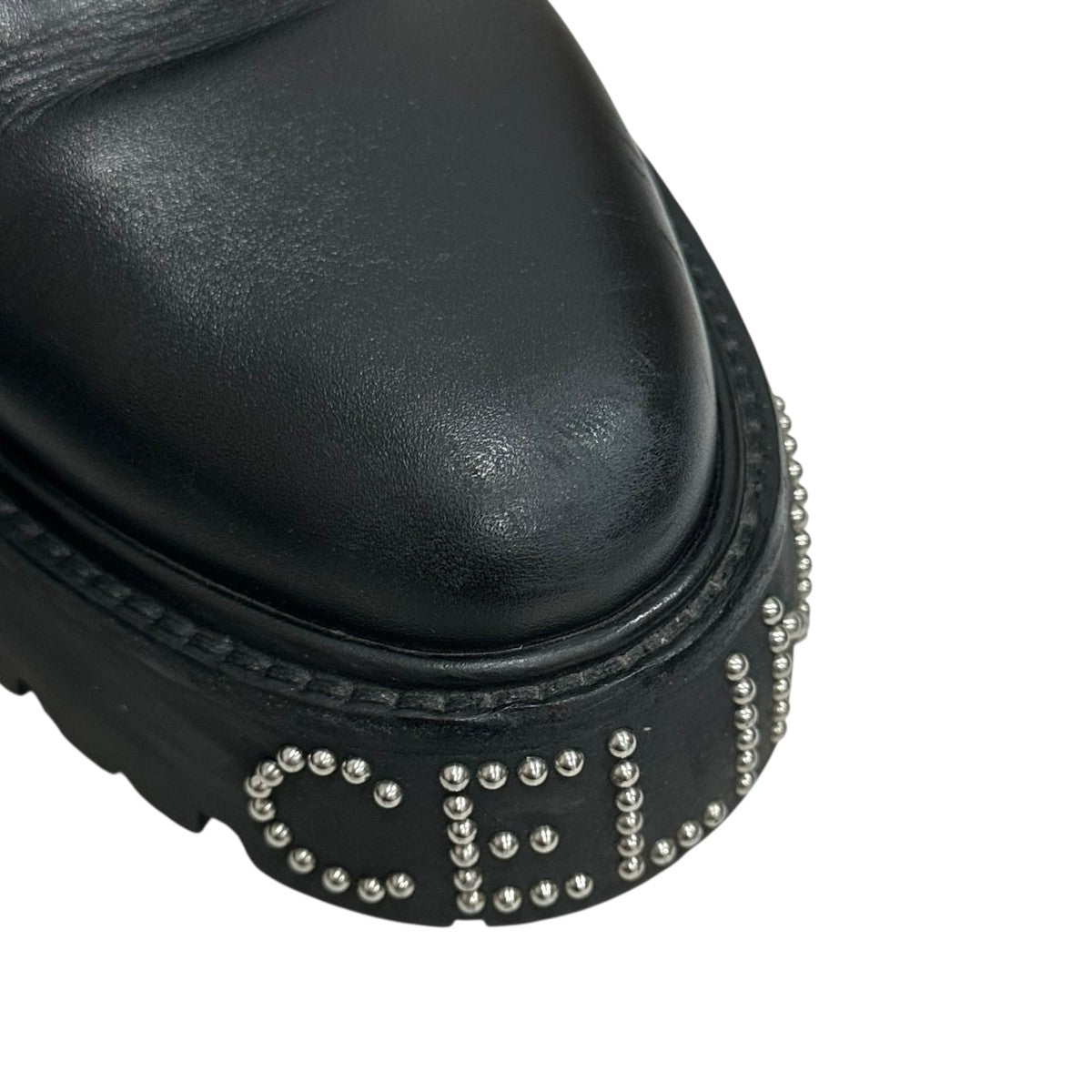 CELINE セリーヌ　BULKY 厚底　レースアップブーツ　スタッズロゴ CELINE セリーヌ レースアップブーツ BULKY バルキー 345983579C
