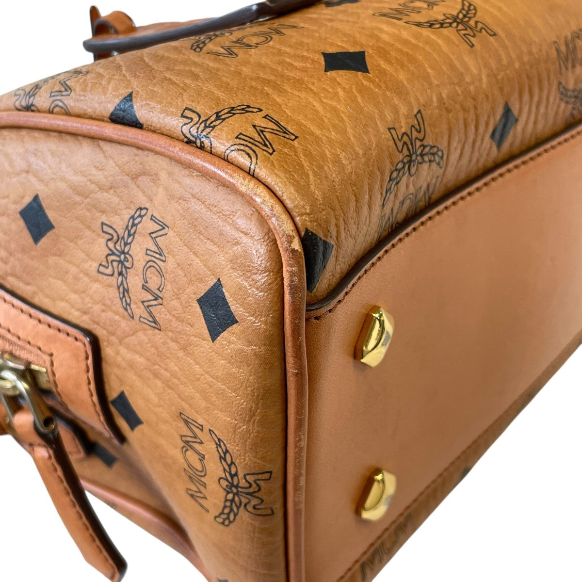 MCM 2WAYボストンバッグ Z0261 ブラウン MCM 2WAYボストンバッグ Z0261 ブラウン