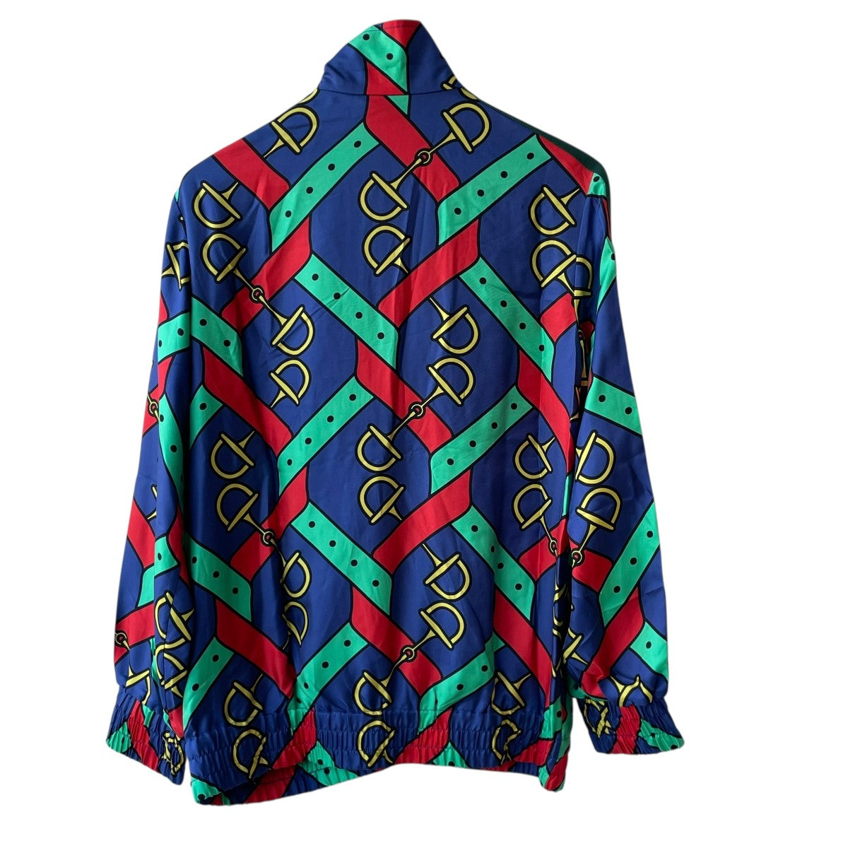 GUCCI(グッチ) ホースビットプリントルク ジャケット ベルト付き