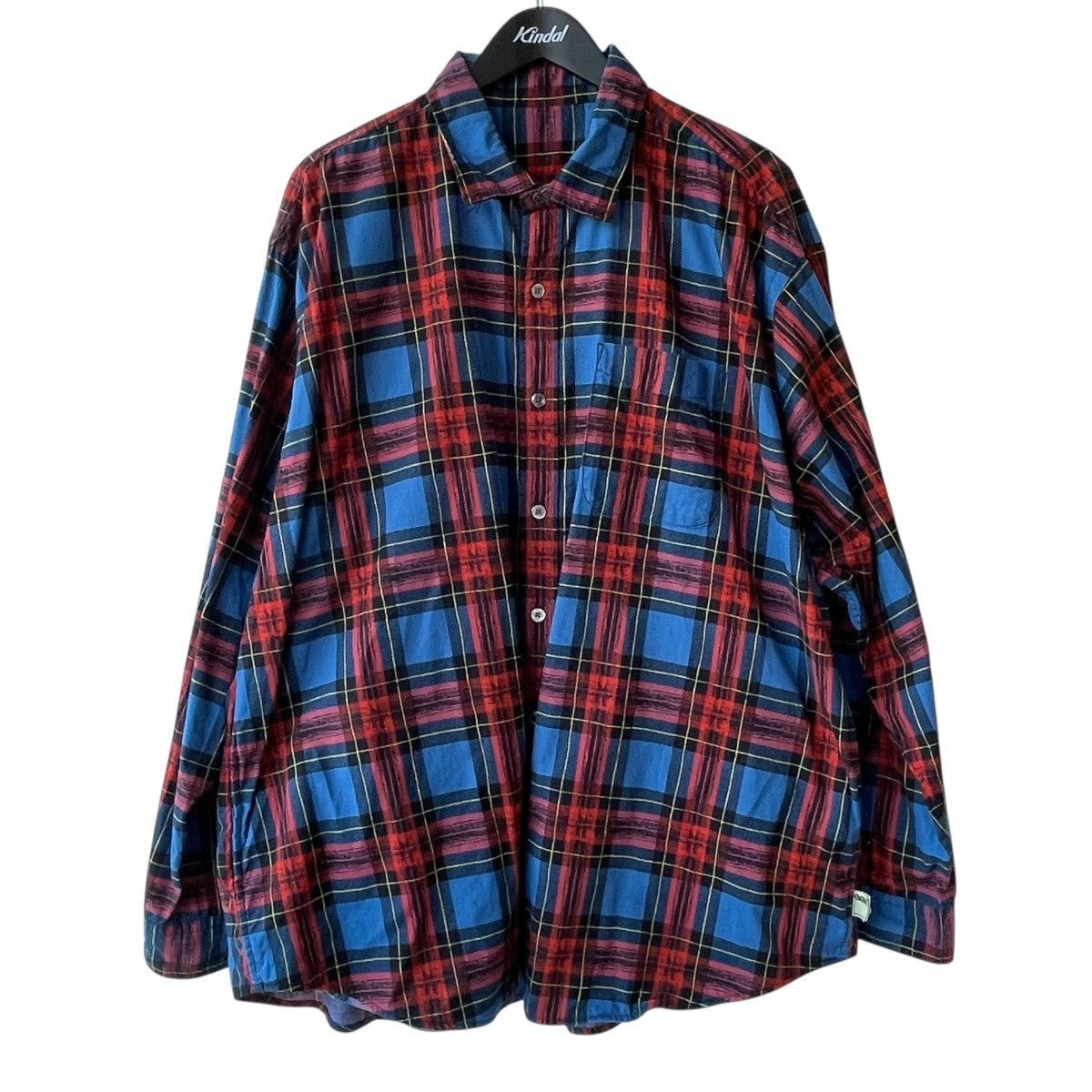 SSZ(エスエスズィー) NEIL SHIRT RED Check オーバーサイズ