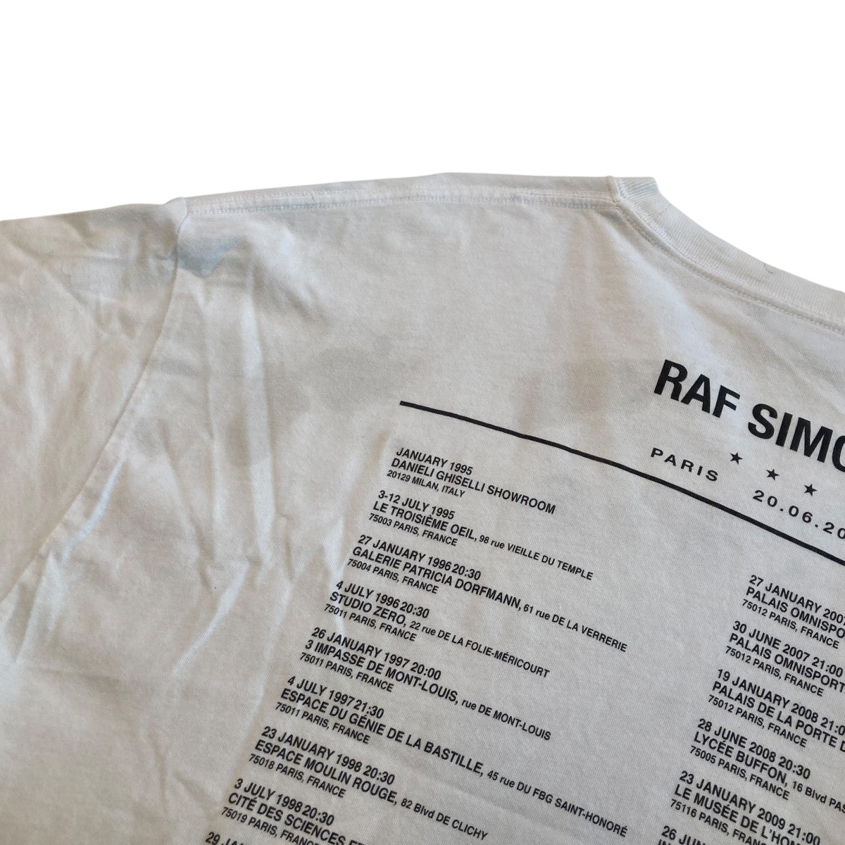 RAF SIMONS 19ss グラフィックT Raf Simons Astronaut Graphic T-Shirt S 100% Cotton FW 18/19