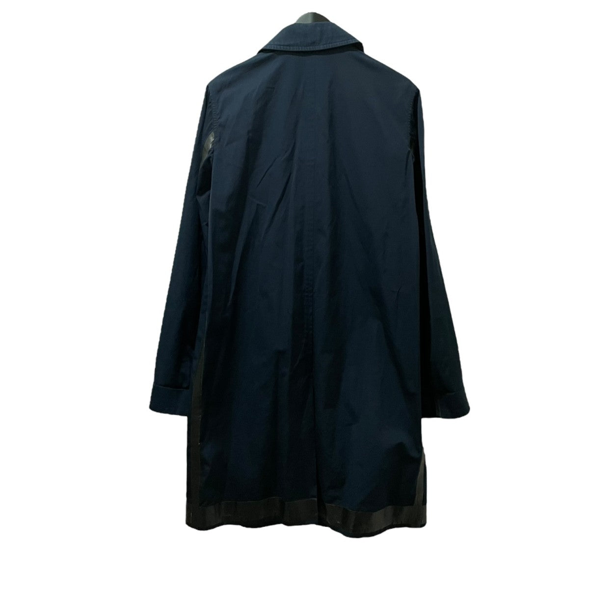 DRIES VAN NOTEN ネイビー ステンカラーコート DRIES VAN NOTEN ネイビー ステンカラーコート