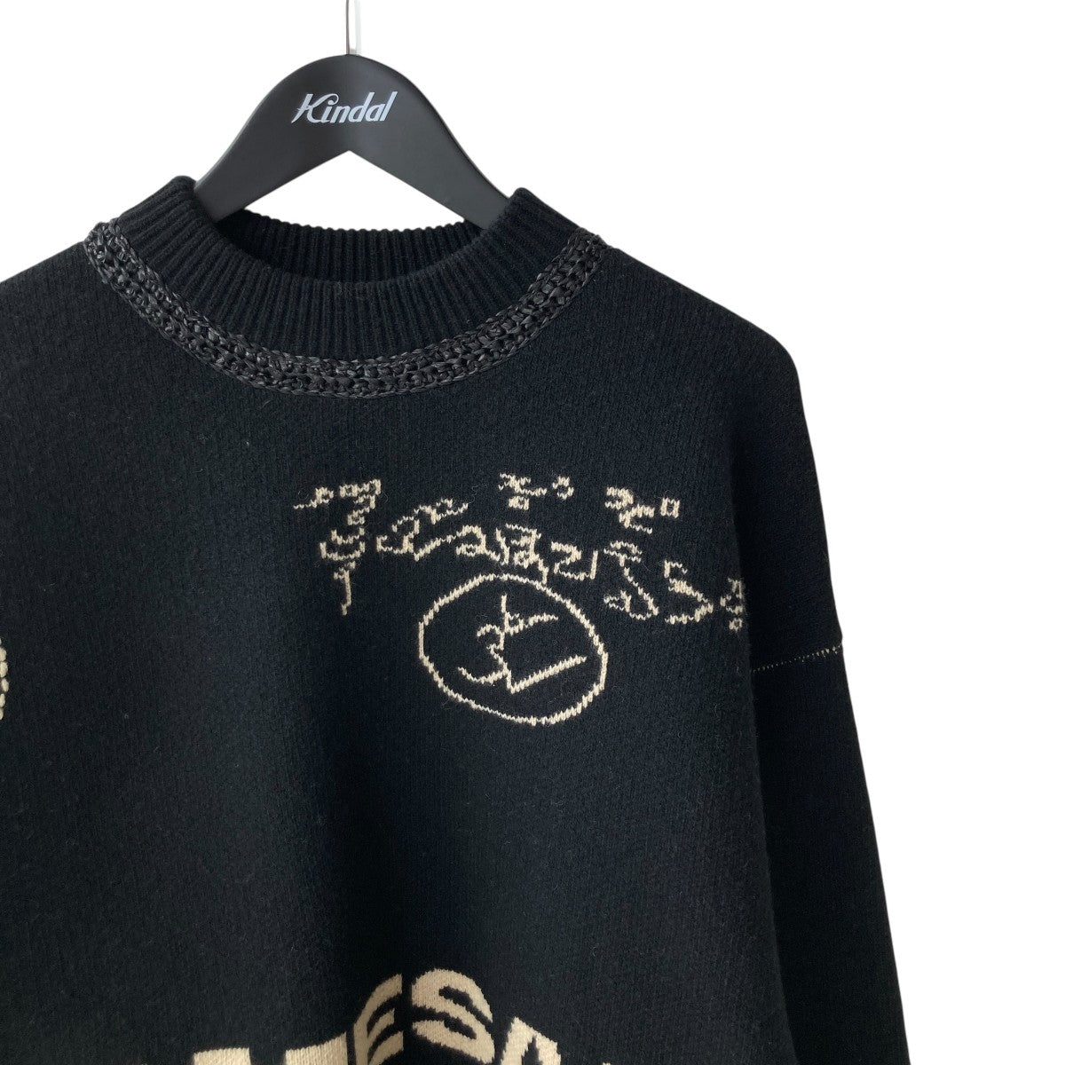 NAMESAKE(ネイムセイク) Roots Logo Sweaterセーター ブラック