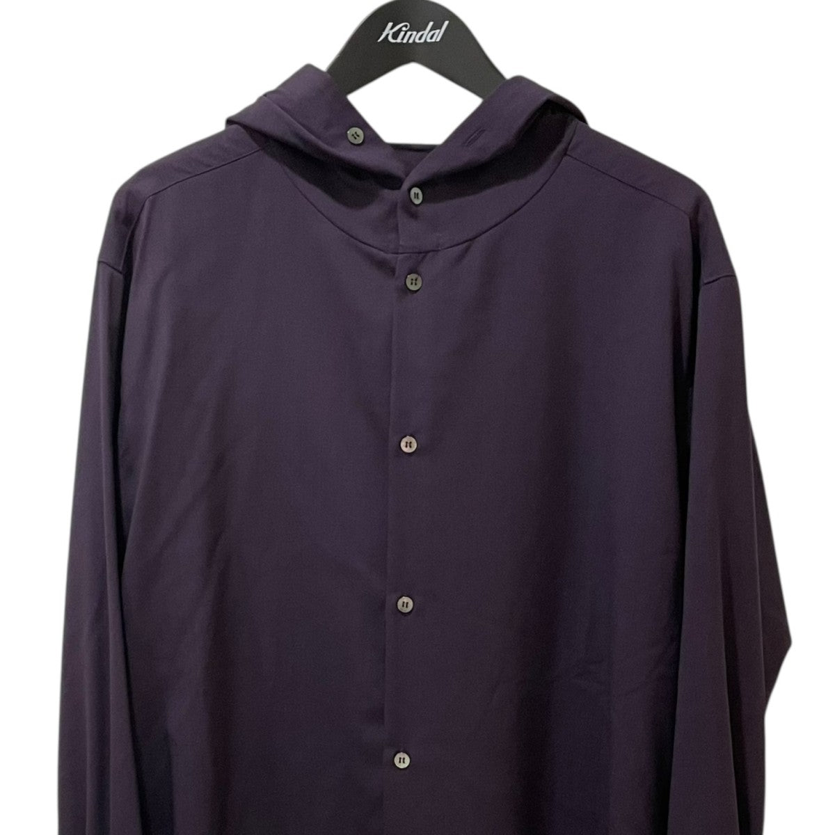 OVERCOAT(オーバーコート) フード付き ウールシャツF22T011-NKWS