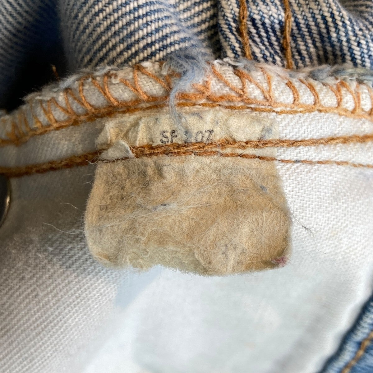 LEVI’S 66前期 ボタン裏5デニムパンツ 古着・中古-8枚目のアイテム画像