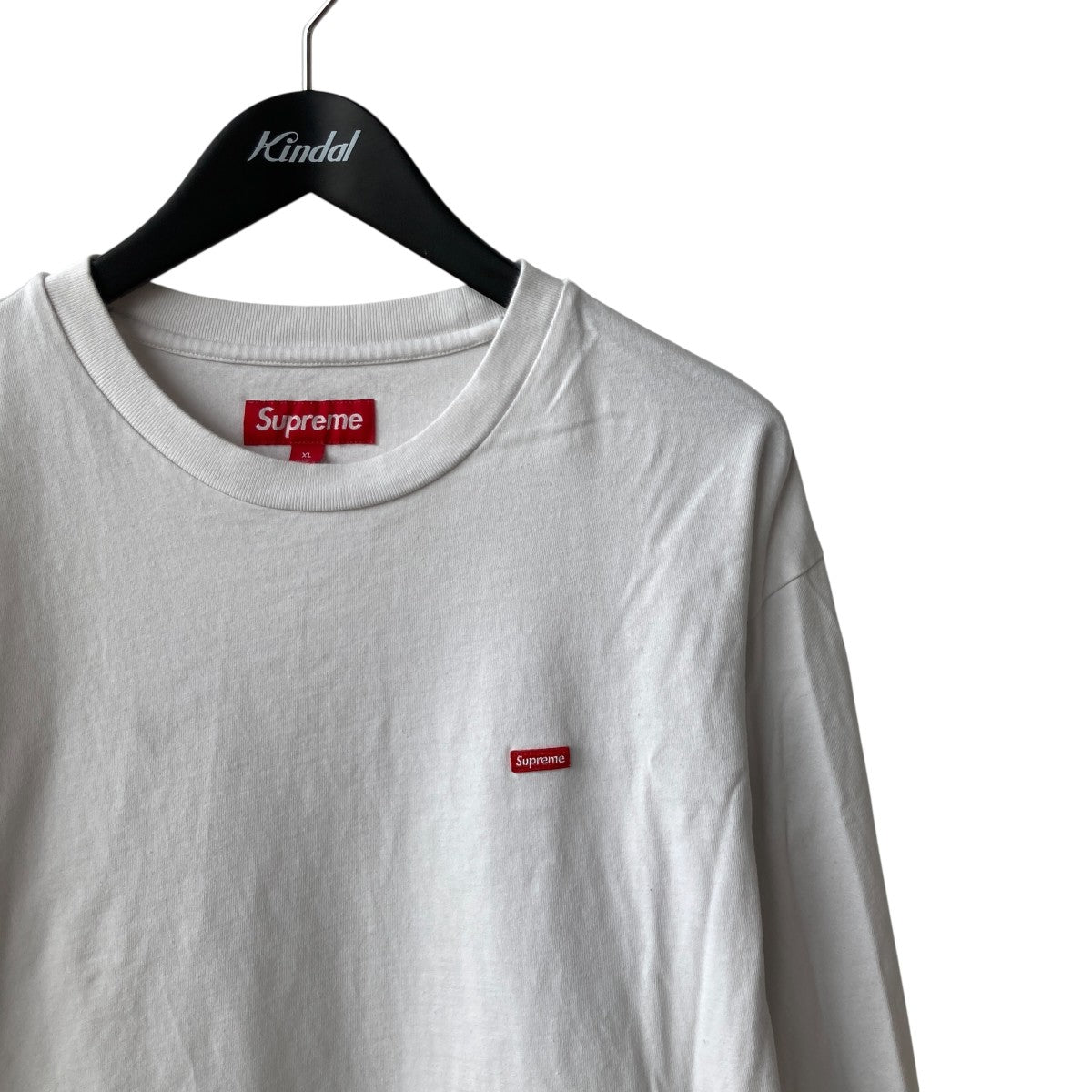 Supreme ホワイト 長袖Tシャツ M Supreme(シュプリーム) スモールボックスロゴ長袖Tシャツ