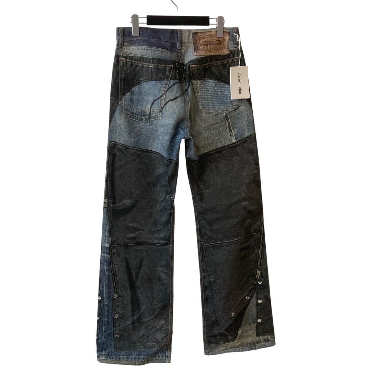acne studios トロンプルイパンツ ACNE STUDIOS 2024SS DIGITAL DISTRESSED PRINTED TROMP L'OEIL