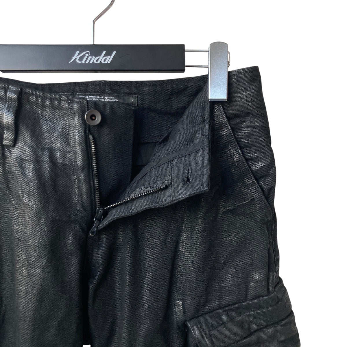 JULIUS(ユリウス) 12oz Coated Denim Tapered Gasmask Cargo Pants