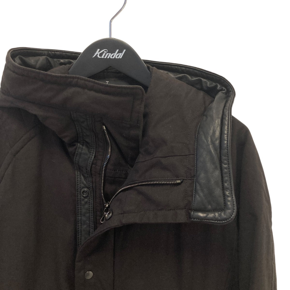 JULIUS 18AW ユリウス シームドエッジコート ウール リネン サイズ1 ユリウス JULIUS 10oz Stretch Denim Padded Coat （BLACK