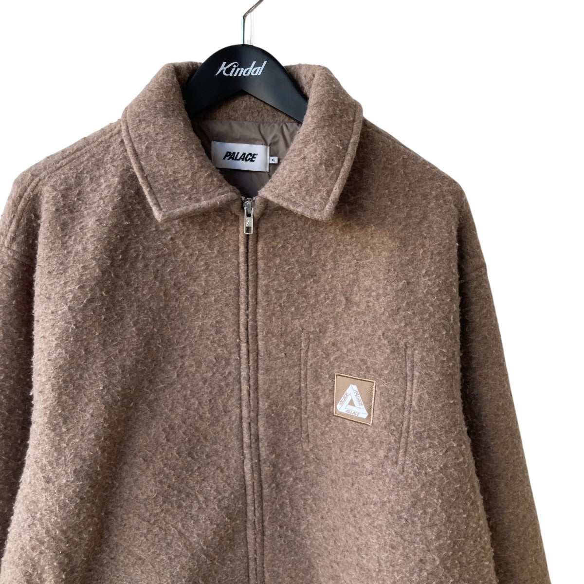 PALACE(パレス) WOOLY ZIP SHIRTSジップアップジャケット ベージュ PALACE(パレス) WOOLY ZIP SHIRTSジップアップジャケット ベージュ