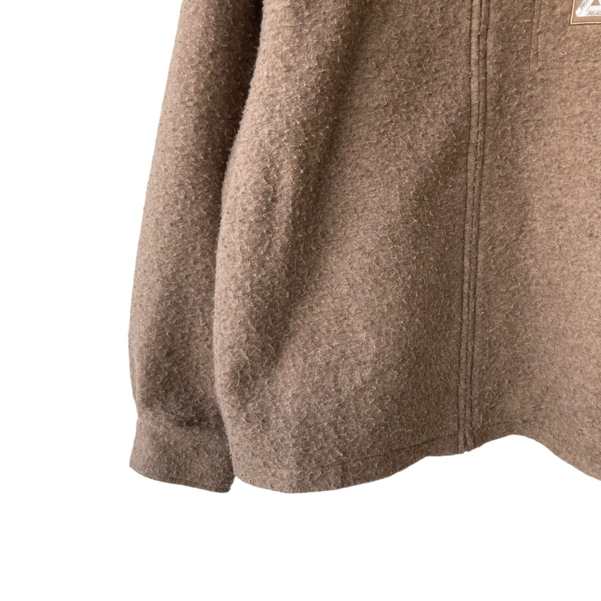 PALACE(パレス) WOOLY ZIP SHIRTSジップアップジャケット ベージュ