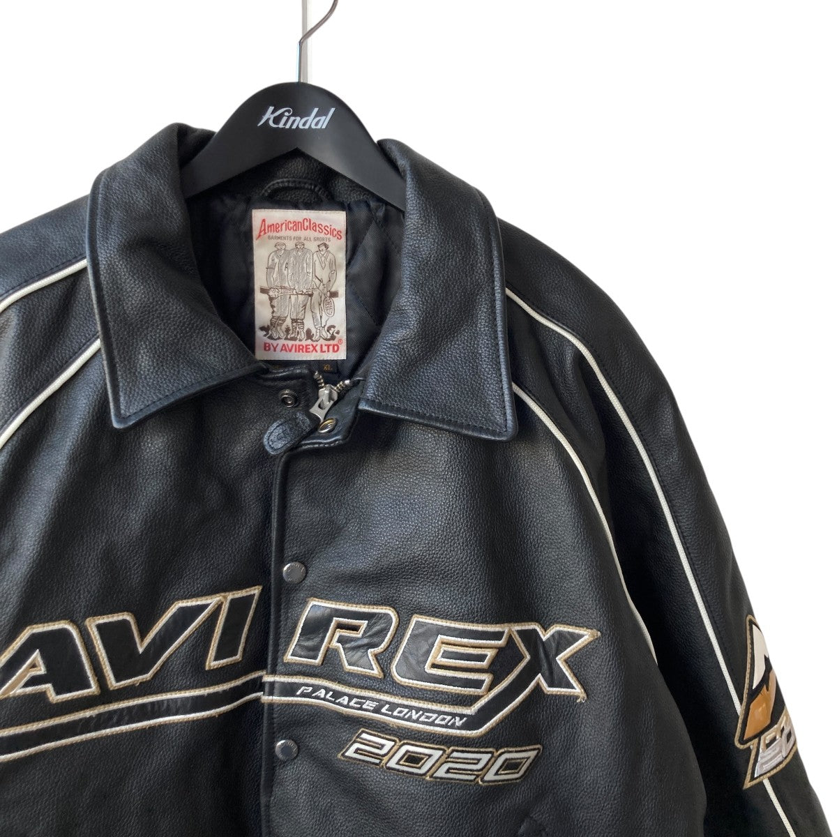 PALACE×AVIREX NO SNAKE JACKETレザージャケット6101064 6101064