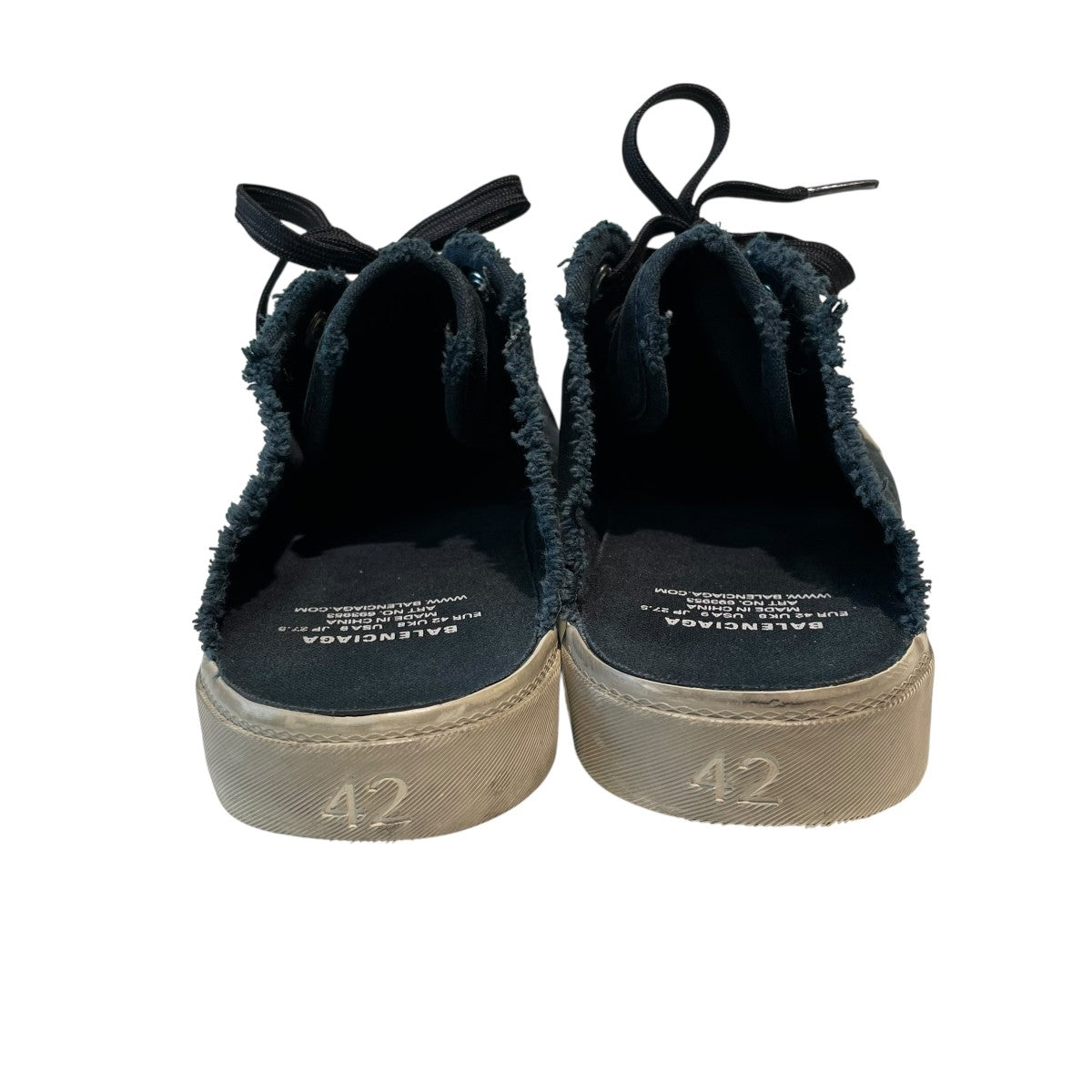 BALENCIAGA(バレンシアガ) デストロイコットンミュール693953