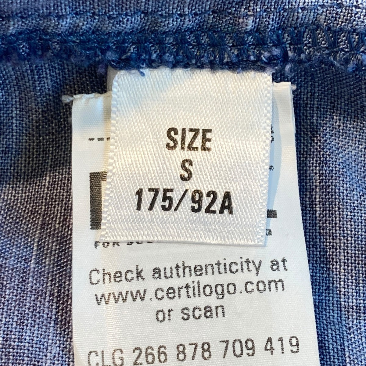 DIESEL BLUE Shirt CHARLES-D-POPオープンカラーシャツA17870 古着・中古-5枚目のアイテム画像