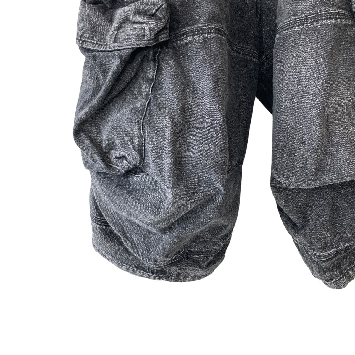 DIESEL デニム　カーゴ　ショートパンツ D-ARNE-SHORT-S D-ARNE-SHORT-S Long shorts in denim with cargo pockets