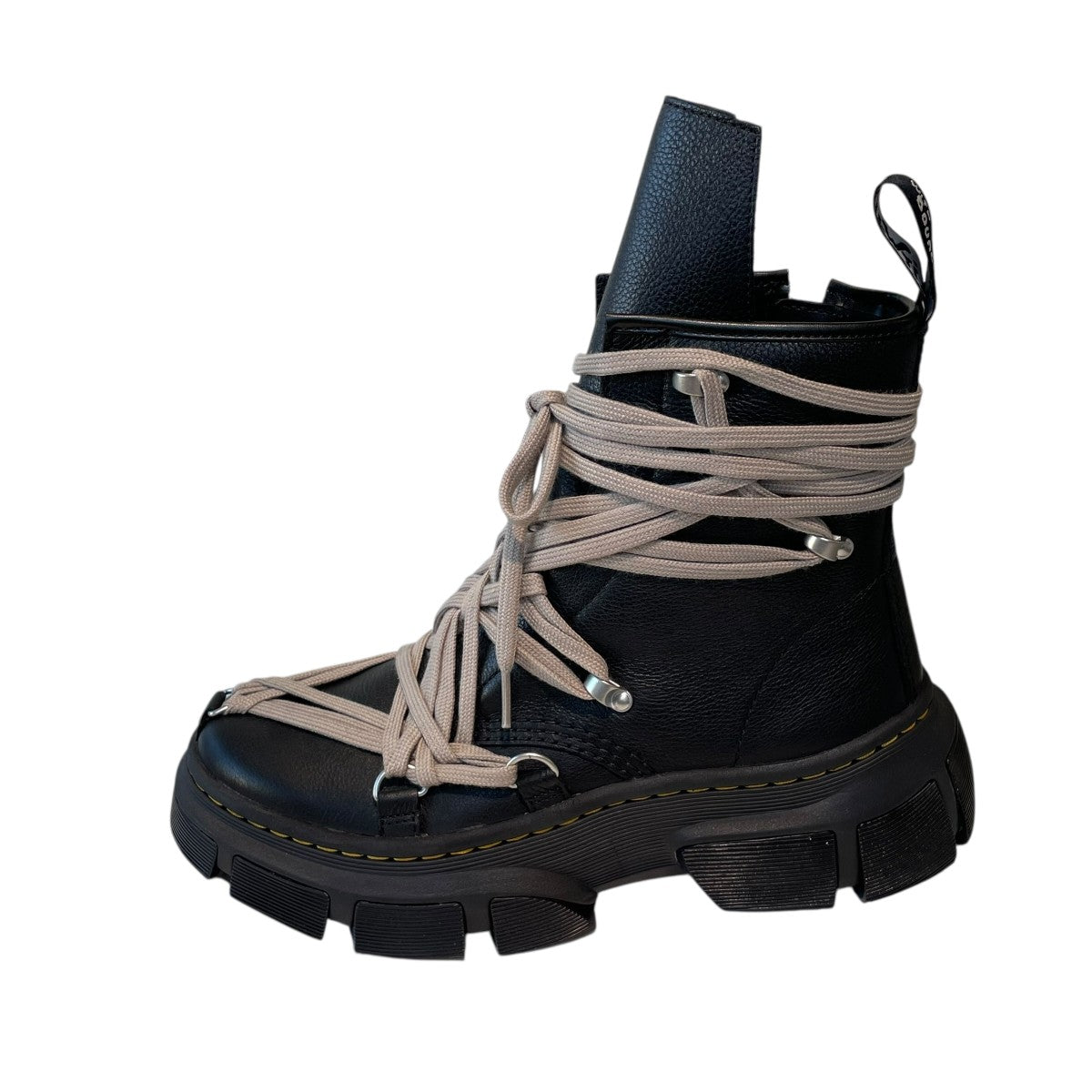 Dr．Martens×RICK OWENS 1460 DMXL MEGA LACE BOOTブーツ ブラック