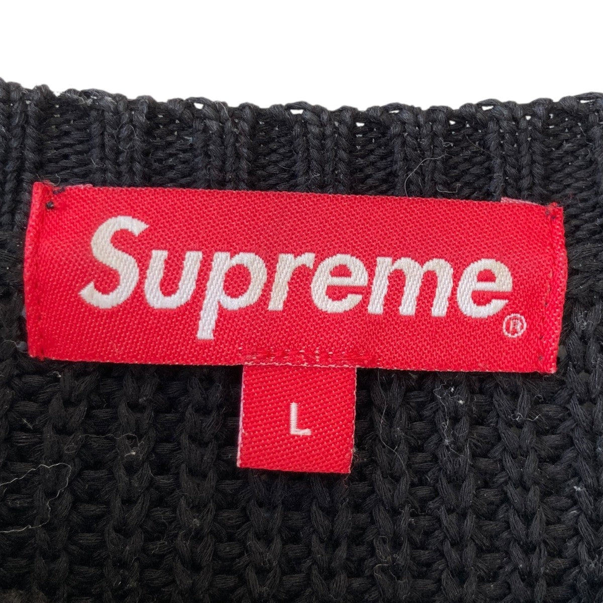 Supreme small box ブラック ニットセーター Supreme small box ブラック ニットセーター Supreme