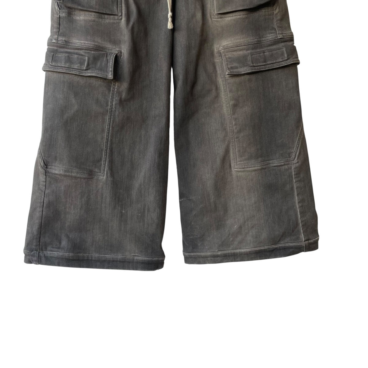 mnml カーゴパンツ　ベラパンツ　カーゴベラ　ブラック Rick デニム RICK OWENS - 【25AW】デニム ワイド ベラパンツ / WIDE BELA
