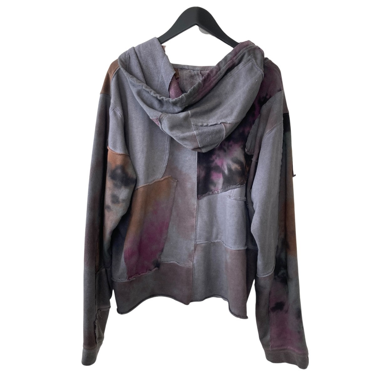 ANT／ANTI(アントアンチ) Scrap Zipup Warm Oilジップパーカー グレー