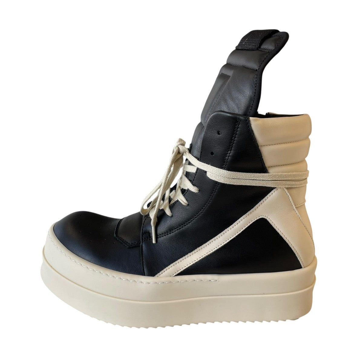 RICK OWENS(リックオウエンス) MEGA BUMPER GEOBASKETレザー
