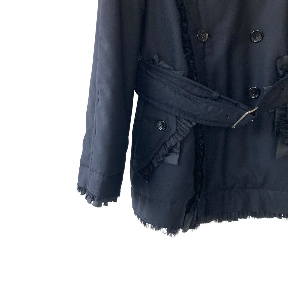 コムデギャルソンCOMME des GARÇONS ネイビートレンチコートL COMME des GARCONS（トレンチコート）のフリマアイテム一覧
