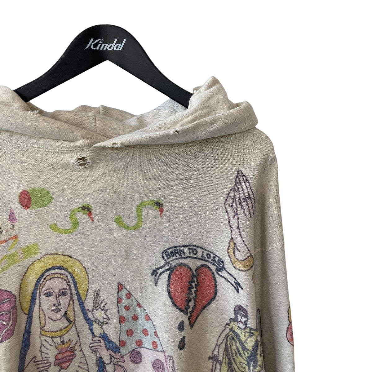 SAINT MICHAEL(セントマイケル) Graffiti HoodieパーカーSM-S21