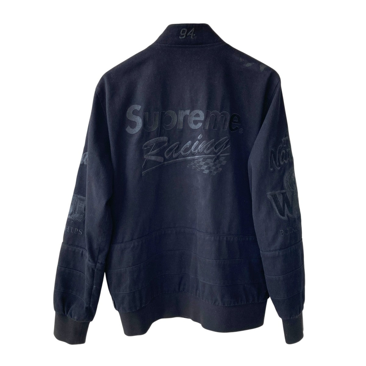【美品】シュプリーム 13AW レーシング ジャケット ブラック 13AW SUPREME × WISE Racing Jacket 黒 S シュプリーム ワイズ
