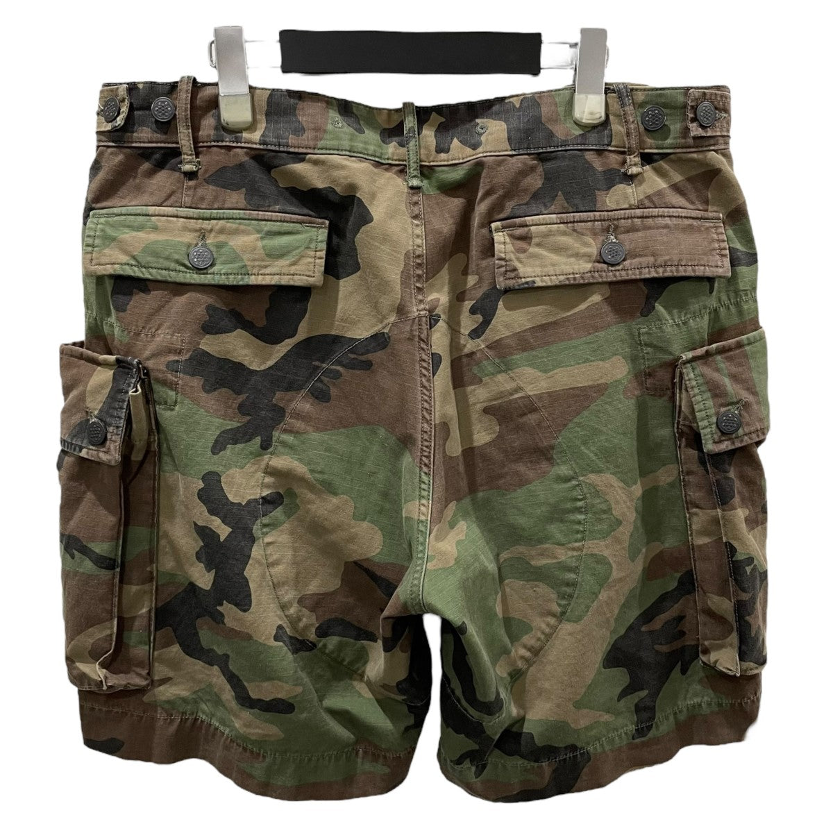 RRL カモフラカーゴパンツ 28/30 RRL(ダブルアールエル) カモフラ柄コットンリップストップカーゴ